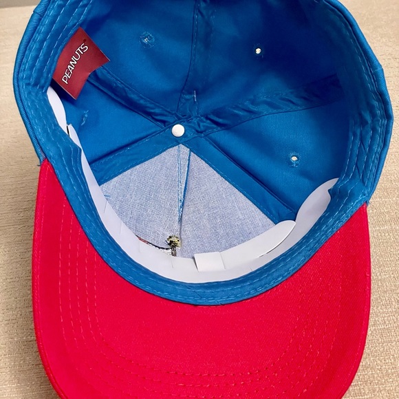 Mens Peanuts Snoopy Blue Hat/Cap Snapback Adjustable One Size - Picture 4 of 7